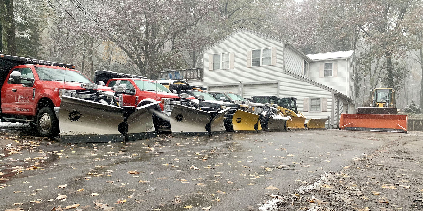 Our fleet of snowplows